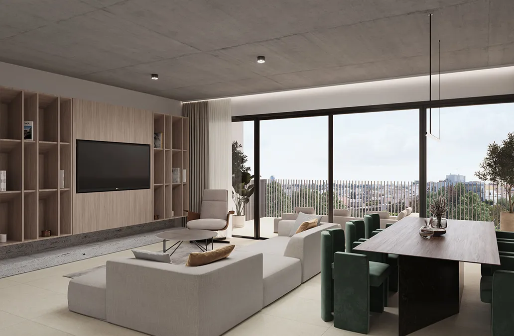 New 2-bedroom penthouse in Nicosia / Aglantzia