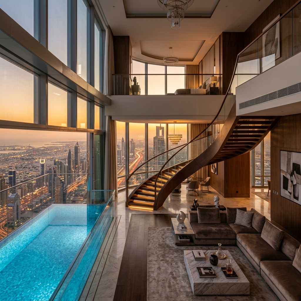 В Бурдж-Халифе в Дубае сдали в аренду пентхаус за рекордную сумму