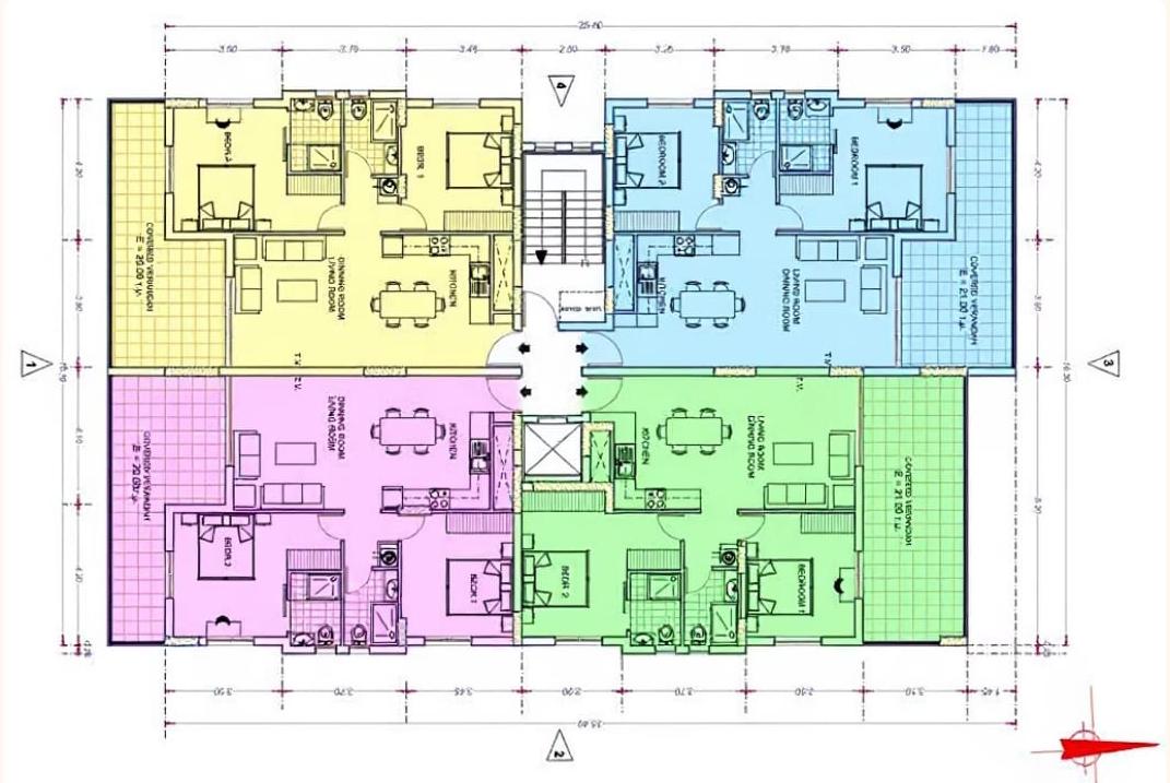 New 2-bedroom penthouse in Larnaca / Kamares