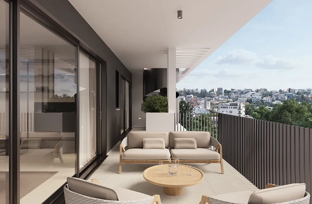 New 2-bedroom penthouse in Nicosia / Aglantzia