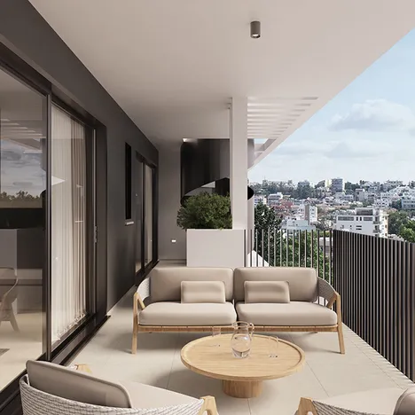 New 2-bedroom penthouse in Nicosia / Aglantzia