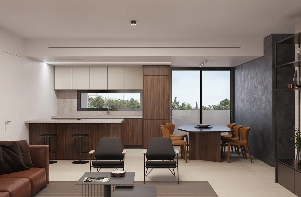 New 2-bedroom apartment in Nicosia / Aglantzia