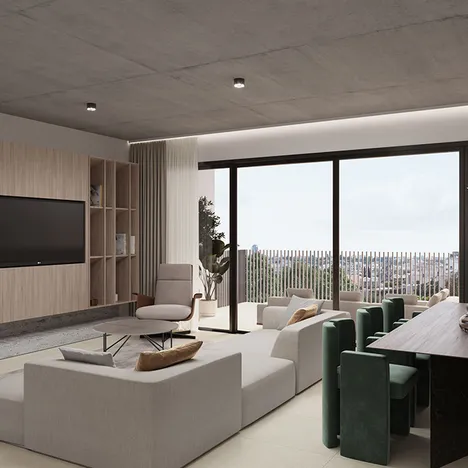 New 2-bedroom penthouse in Nicosia / Aglantzia