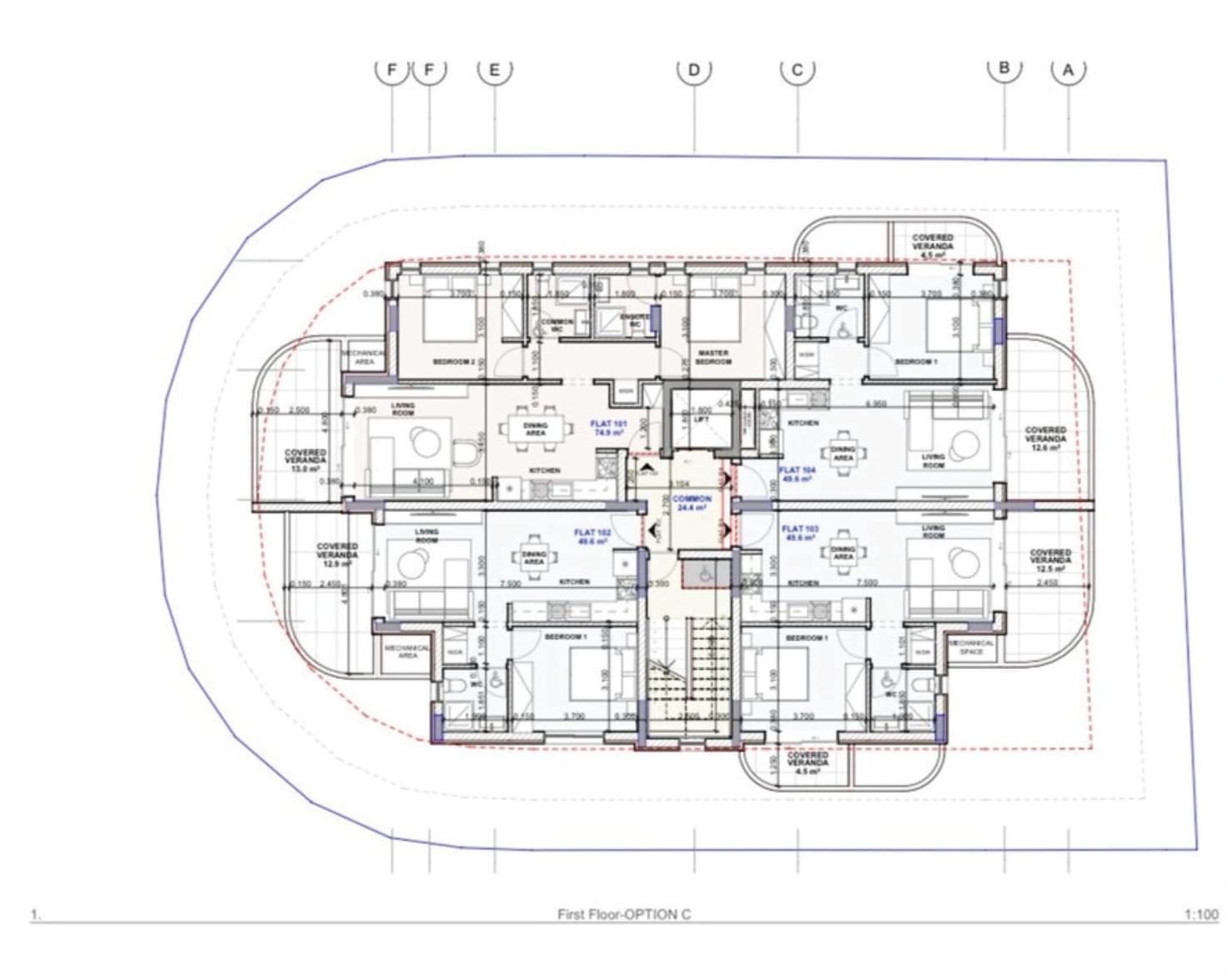 New 1-bedroom apartment in Larnaca / Kamares
