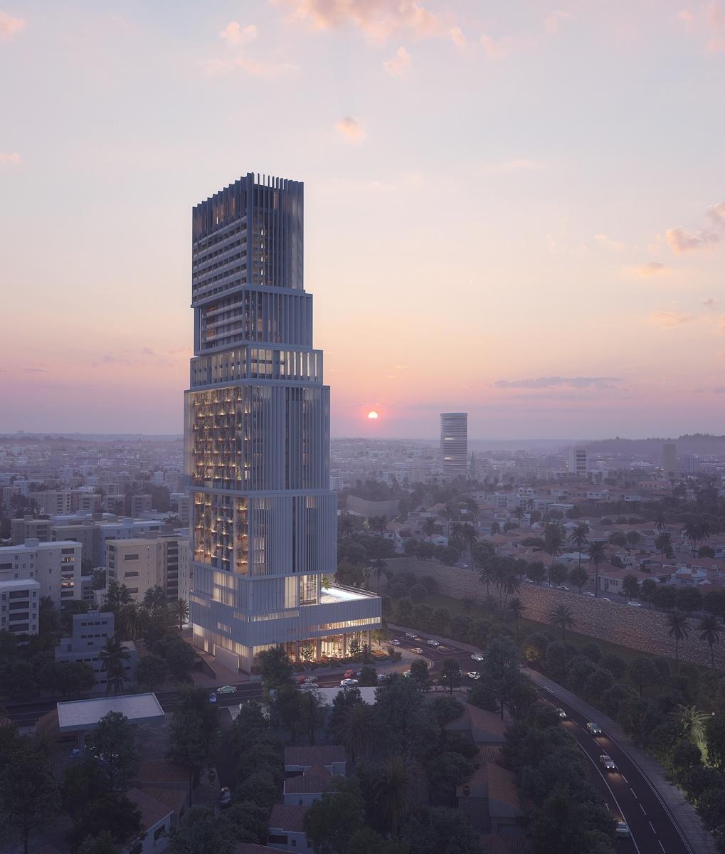 Новый небоскреб Radisson Blu The Capital в Никосии