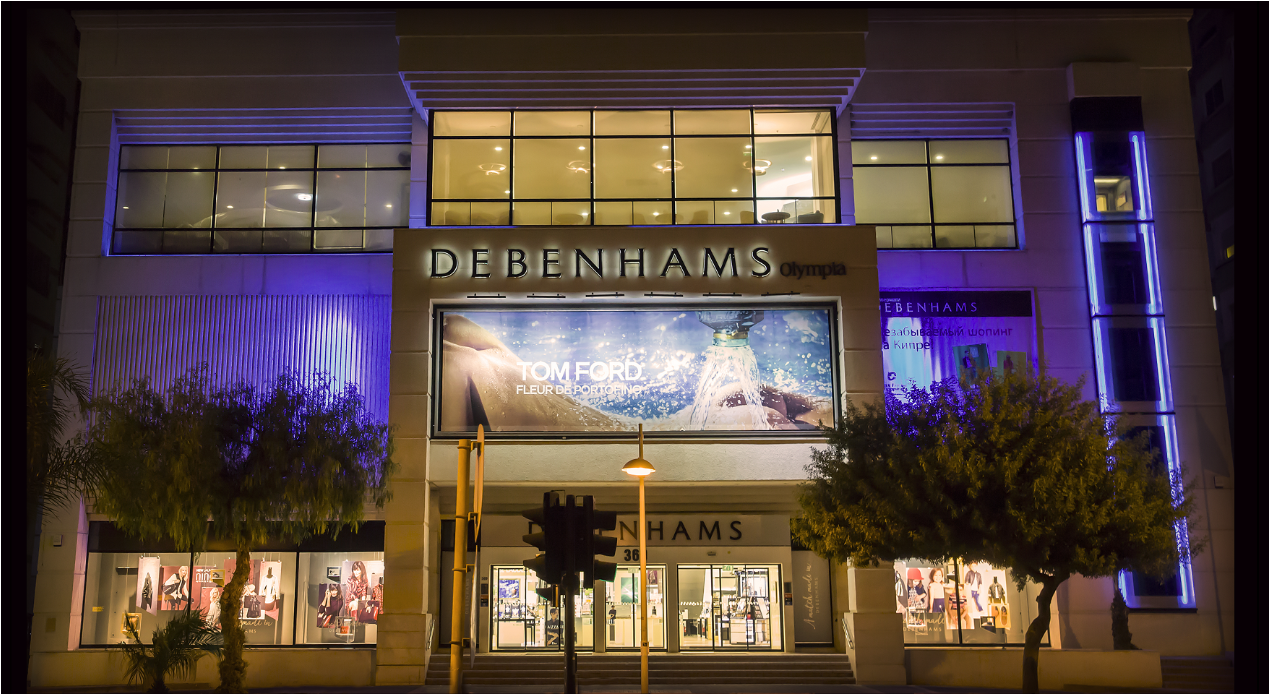 Конец эпохи: Debenhams Olympiа и Debenhams Central проданы за долги