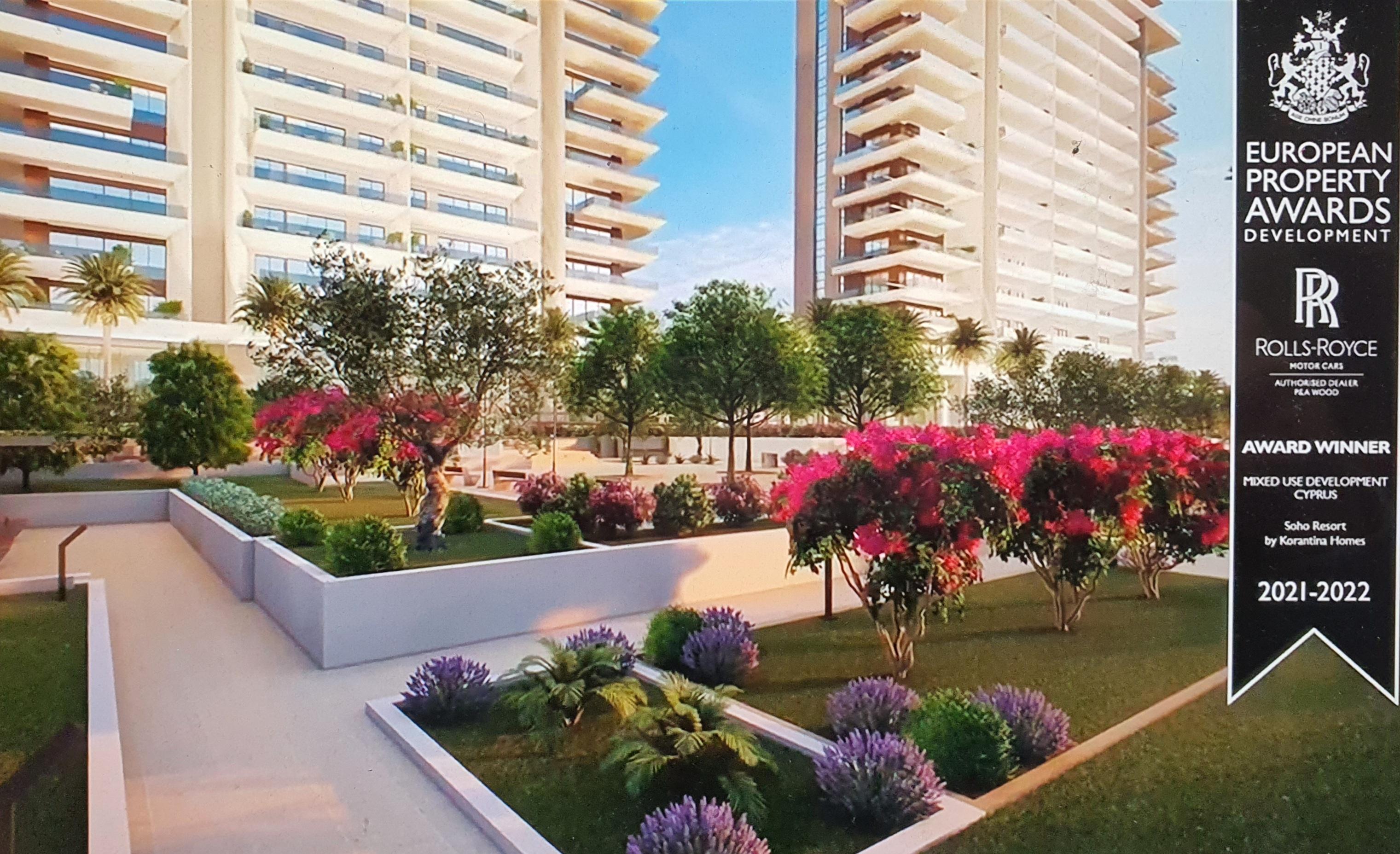 Проект SOHO Resort удостоился престижной премии European Property Awards