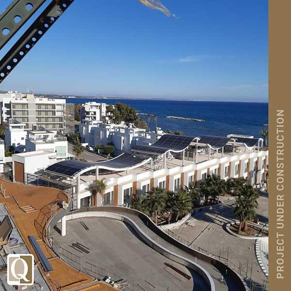 В Ларнаке активными темпами продвигается строительство роскошного отеля Radisson Larnaca Beach Resort