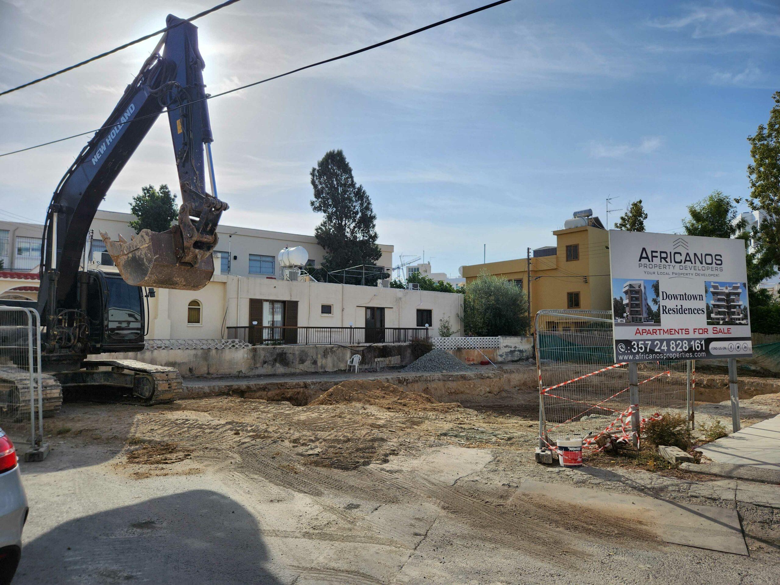 В Ларнаке приступили к строительству жилого комплекса Downtown Homes