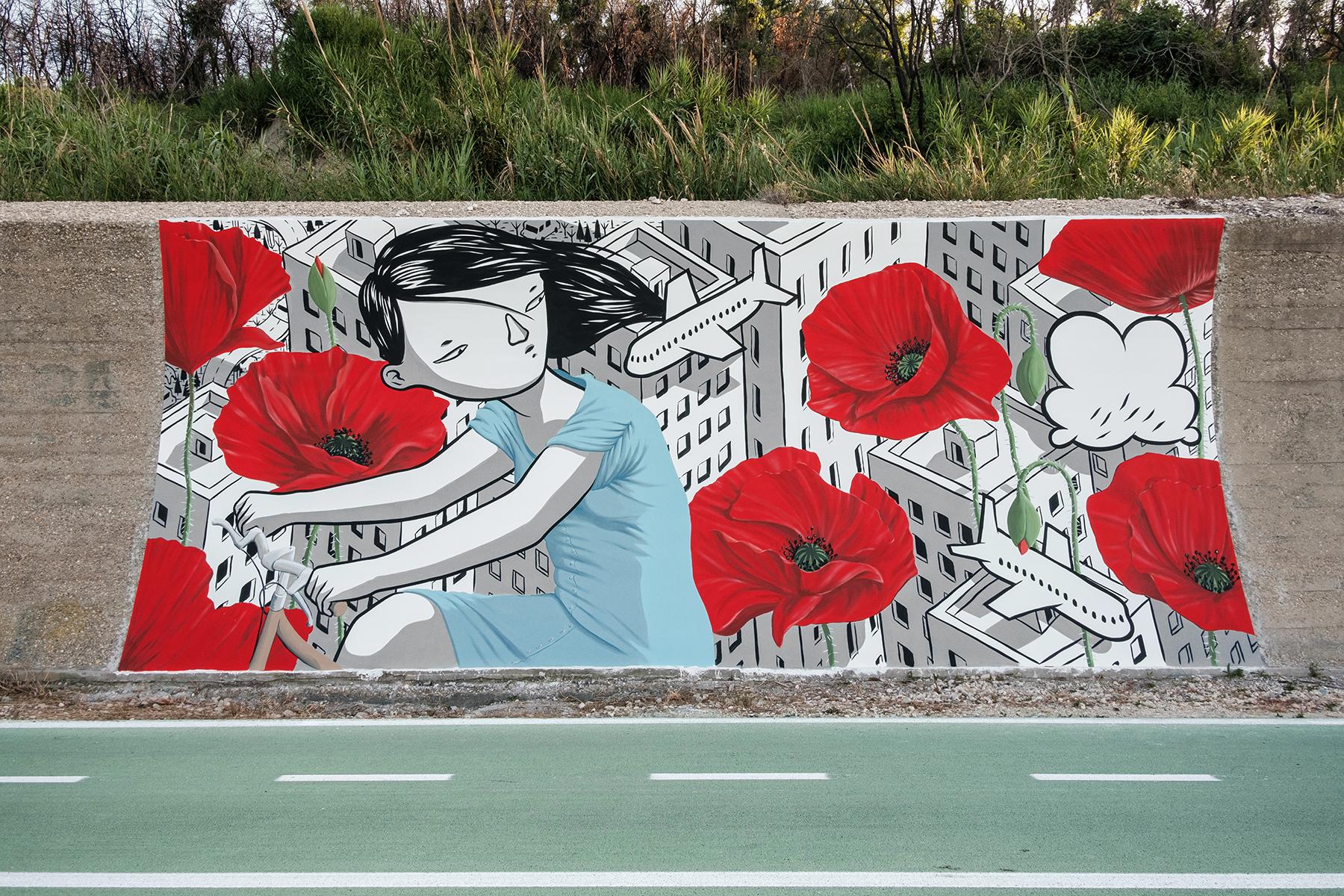 Знаменитый уличный художник Millо раскрасит стены зданий в жилом проекте Art Square