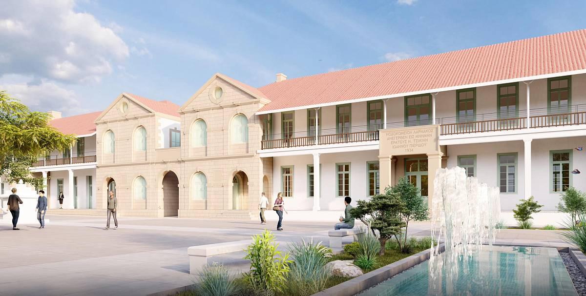 Проект преобразования старой больницы Ларнаки в ратушу заморожен