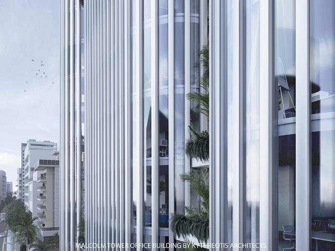 В Никосии возведут 10-этажную офисную башню под названием Malcolm Tower