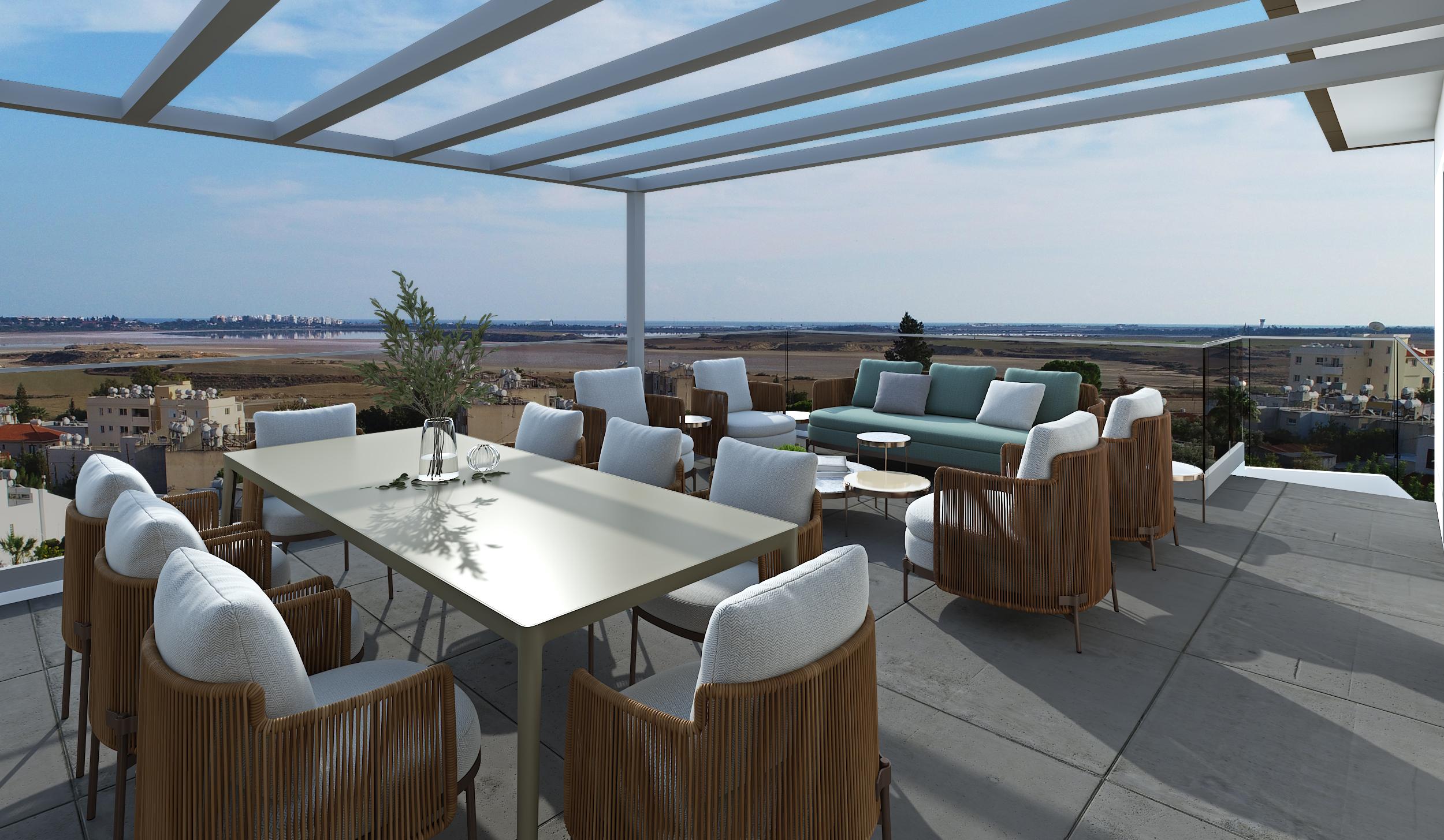 Kamares Sunrise Residences: доступное жильё в стильном доме с видом на Солёное озеро Ларнаки