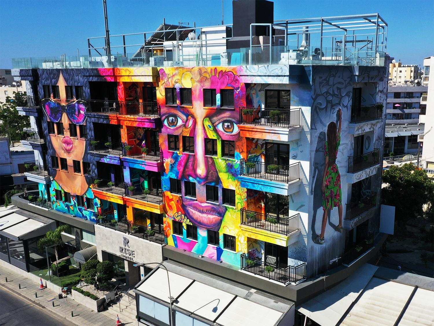 В июле открылся первый graffiti hotel на Кипре