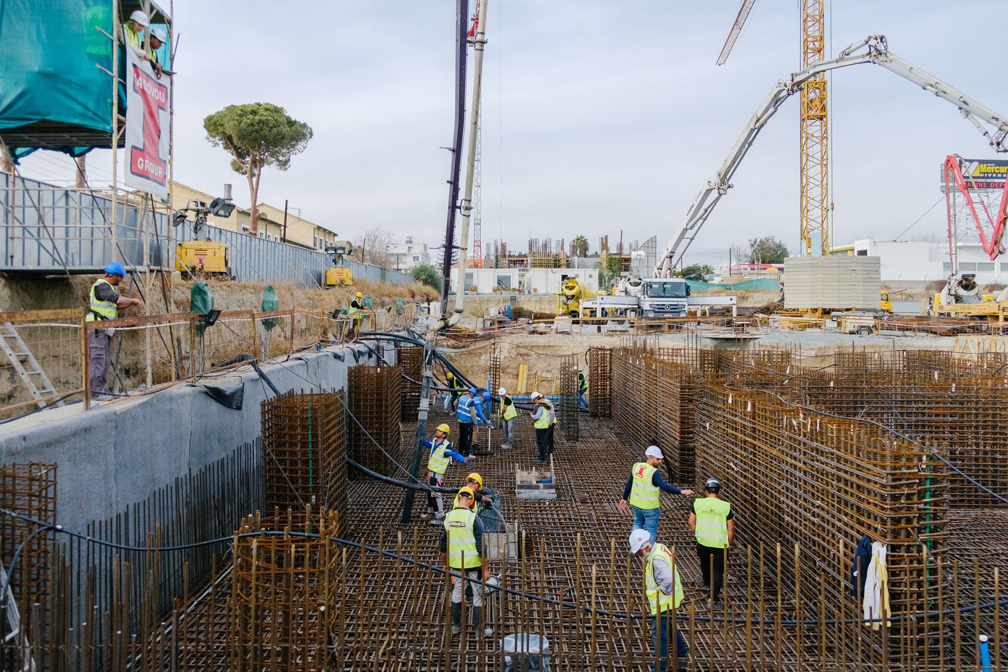 В Лимассоле активно продвигается строительство Blu Marine Limassol