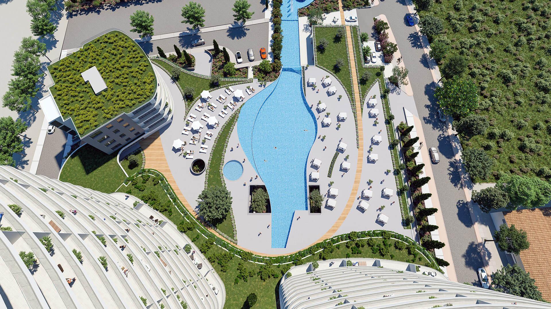 В Лимассоле активно продвигается строительство Blu Marine Limassol