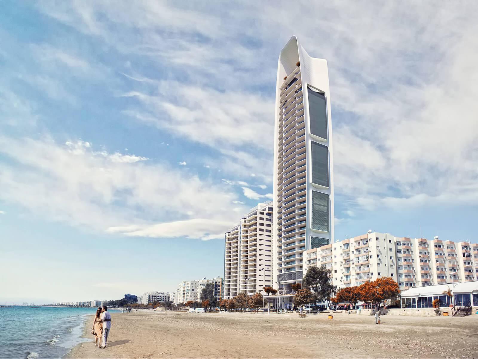 ONE Tower — уникальный небоскреб в центре Лимассола