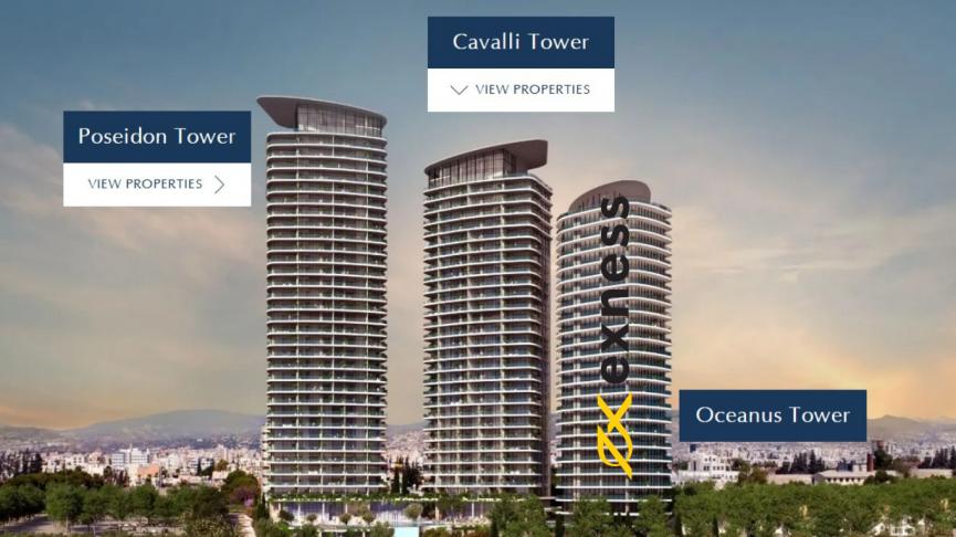 Oceanus Tower в проекте Limassol Blu Marine приобрела финтех-компания Exness